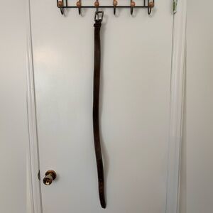 Stylish Brown Leather Belt